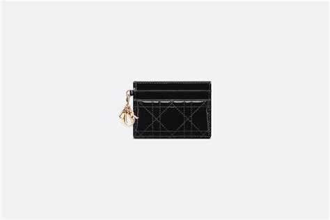 lady dior 5 slot card holder